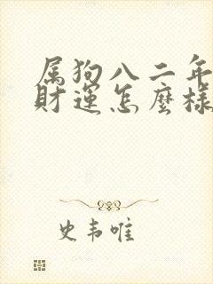 属狗八二年今年财运怎么样