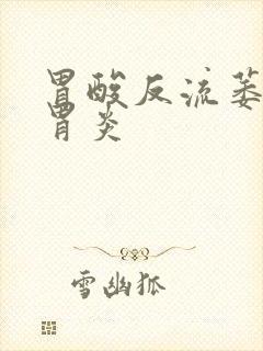 胃酸反流萎缩性胃炎封面