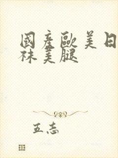 国产欧美日韩丝袜美腿