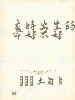 亥时出生的男孩命好不好