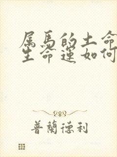 属马的土命人一生命运如何