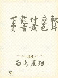 下载什么软件免费看黄色片