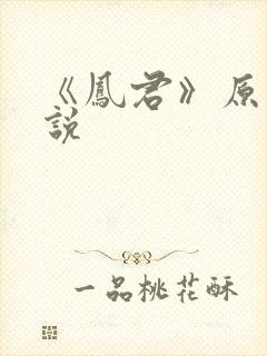 《凤君》原著小说