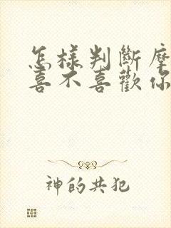 怎样判断摩羯男喜不喜欢你