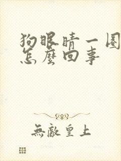 狗眼睛一圈红是怎么回事