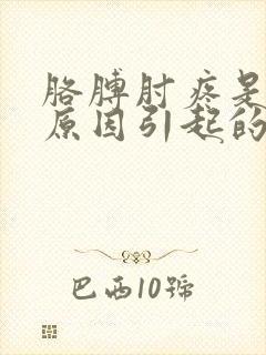 胳膊肘疼是什么原因引起的封面