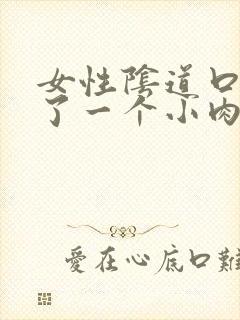 女性阴道口边起了一个小肉颗粒