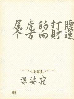 属虎的打牌坐哪个方向财运好