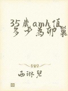 35岁amh值多少为卵巢衰退