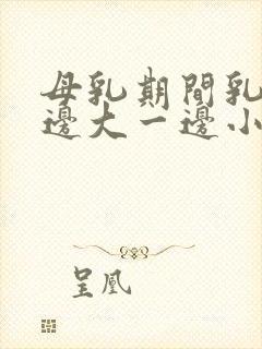 母乳期间乳房一边大一边小怎么办封面