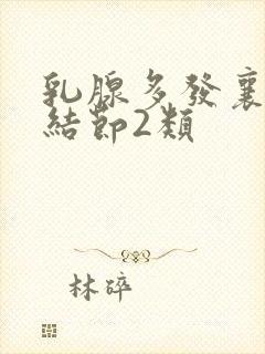 乳腺多发襄性小结节2类