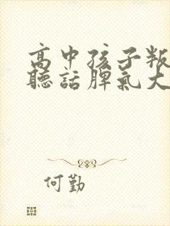 高中孩子叛逆不听话脾气大怎么办