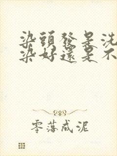 染头发是洗了头染好还是不洗头染好