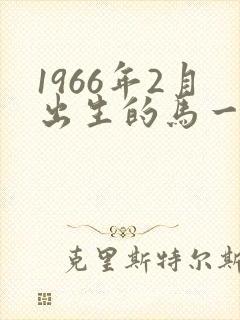1966年2月出生的马一生的命运