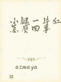 小腿一片红还痒怎么回事