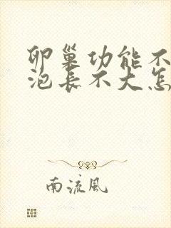 卵巢功能不好卵泡长不大怎么办