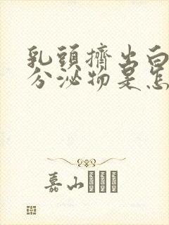 乳头挤出白色的分泌物是怎么回事乳封面