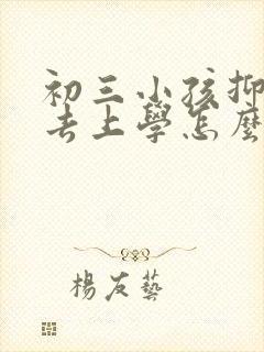 初三小孩抑郁不去上学怎么办