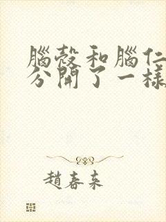 脑壳和脑仁就像分开了一样的疼