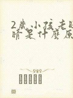 2岁小孩老眨眼睛是什么原因