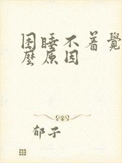 困睡不着觉是什么原因封面