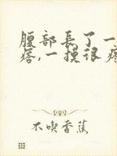 腹部长了一个疙瘩,一摸很疼封面