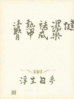 清热祛湿健脾补肾中成药