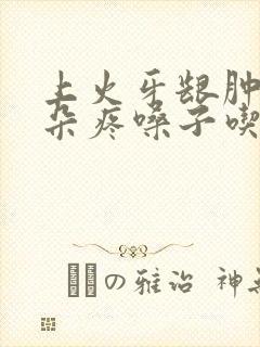 上火牙龈肿痛耳朵疼嗓子吃什么药