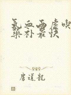 气血两虚吃什么药补最快