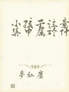 小孩子注意力不集中属于什么科