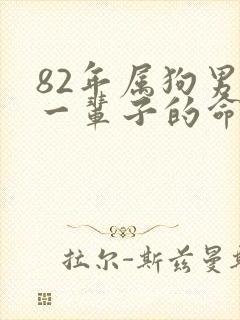 82年属狗男人一辈子的命运