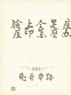 脸上全是痘痘和痘印怎么办封面