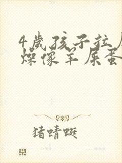 4岁孩子拉屎干燥像羊屎蛋怎么办封面