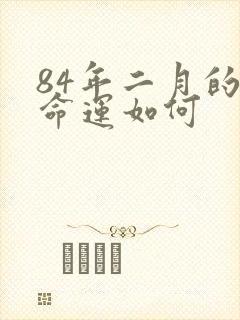 84年二月的鼠命运如何