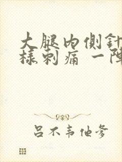 大腿内侧针扎一样刺痛 一阵