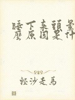 睡下来头晕是什么原因是什么