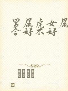 男属虎女属虎结合好不好封面