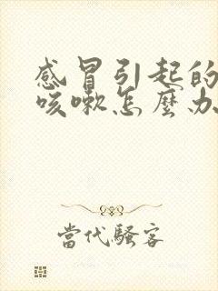 感冒引起的咽炎咳嗽怎么办封面