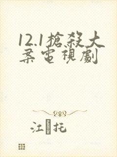 12.1枪杀大案电视剧