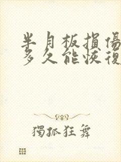 半月板损伤二度多久能恢复正常