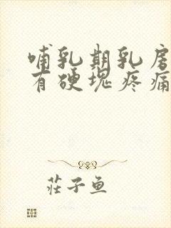 哺乳期乳房上方有硬块疼痛怎么办