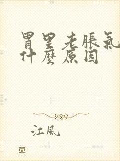 胃里老胀气打嗝什么原因封面