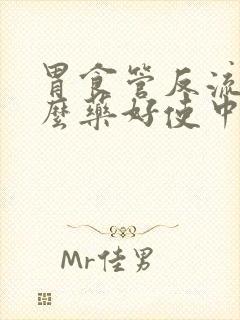 胃食管反流吃什么药好使中药