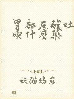 胃部反酸吐酸水吃什么药