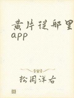 黄片从哪里看,app封面
