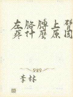 左胳膊上臂外侧疼什么原因