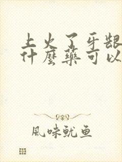 上火了牙龈疼吃什么药可以降火封面