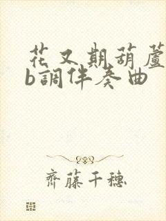 花又期葫芦丝降b调伴奏曲