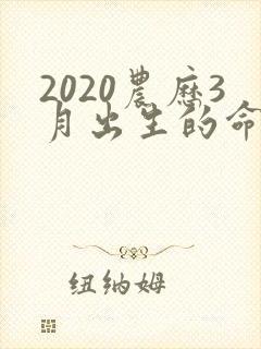 2020农历3月出生的命怎么样
