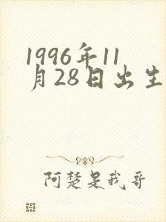 1996年11月28日出生是什么命
